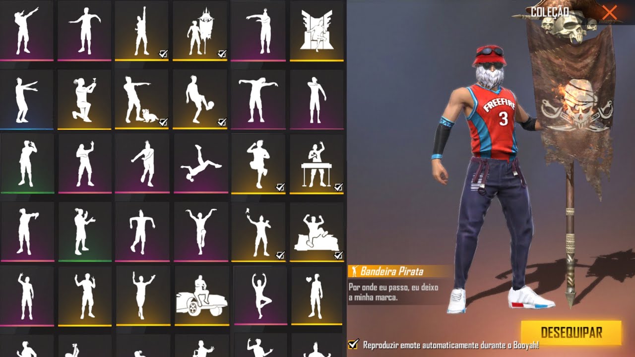 emotes free fire - Emotes