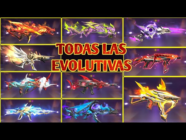 todas las armas evolutivas - armas evolutivas