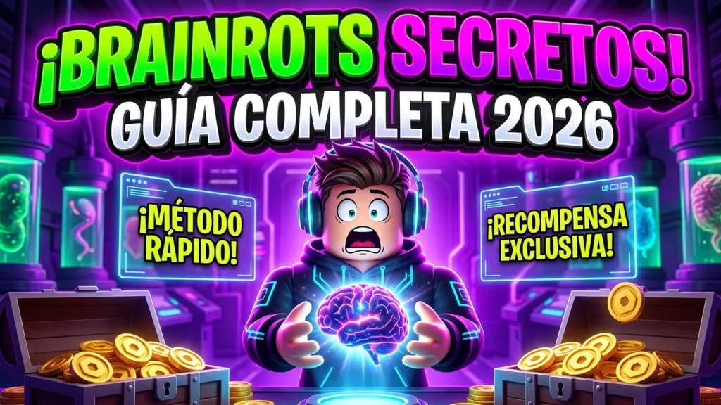 Cómo Obtener Brainrots en Roblox en 2026: Guía Completa con Métodos Rápidos, Secretos y Recompensas Exclusivas